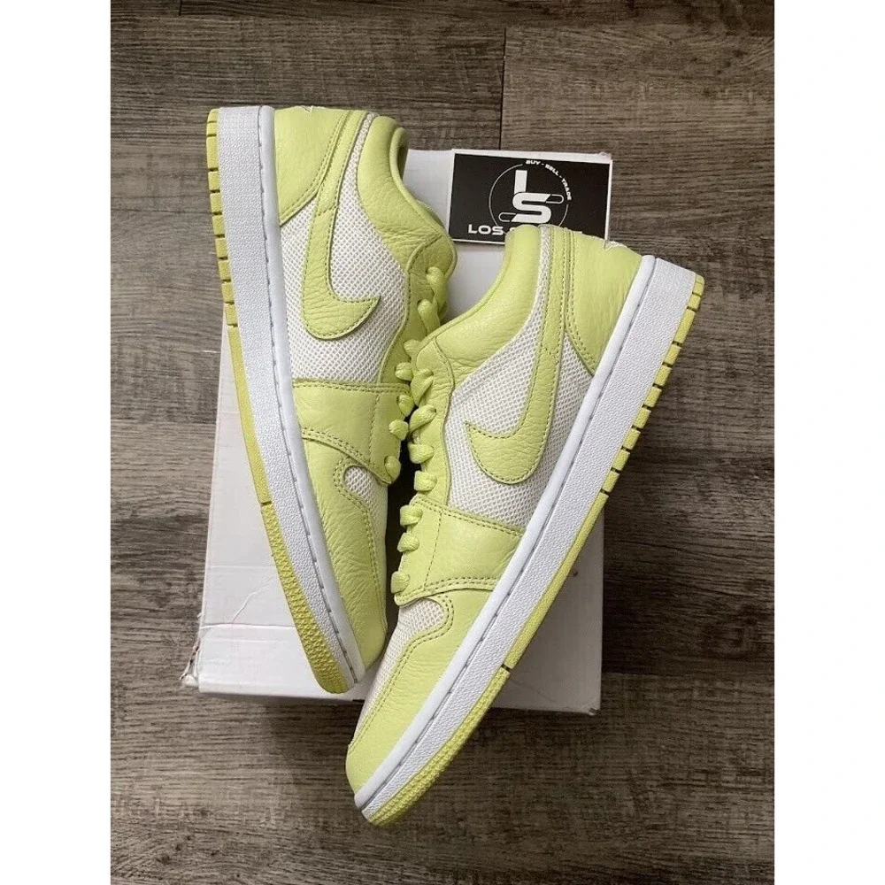 Size 10W -‎ Air Jordan 1 Low Limelight W(DH9619-103) - Picture 2 of 5